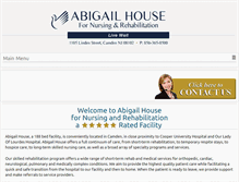 Tablet Screenshot of abigailrehab.com